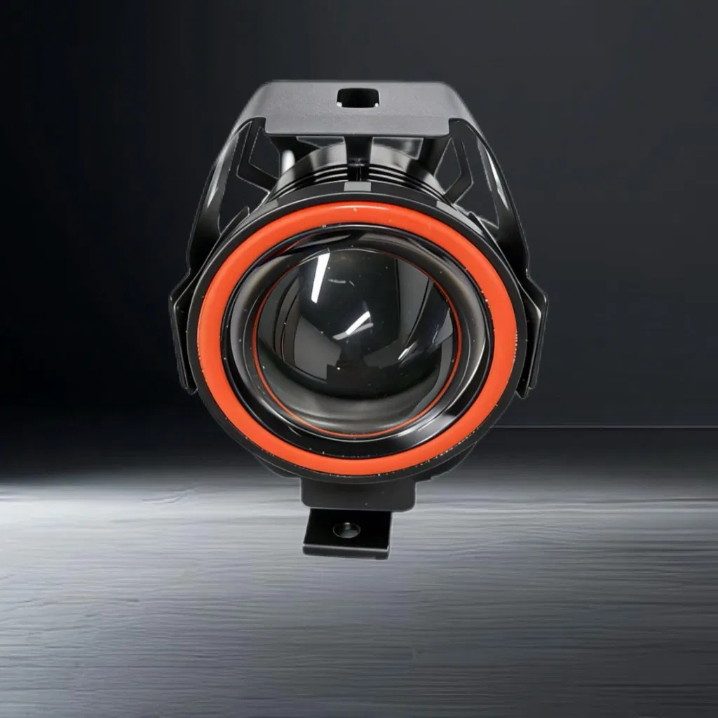 High Power Universal LED Modified Light with Angel Eye Flash for Motorcycle &amp; E-Bike