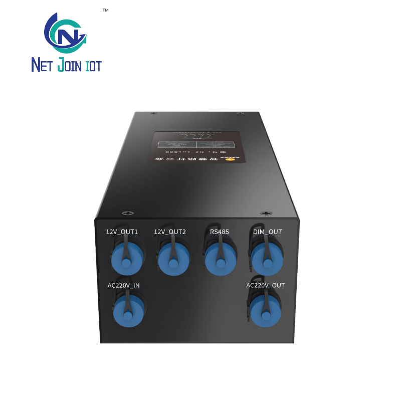 Smart LED Street Lamp for Equipped with Intelligent Monitoring EV Charging Station and Internet Connected Display Panel