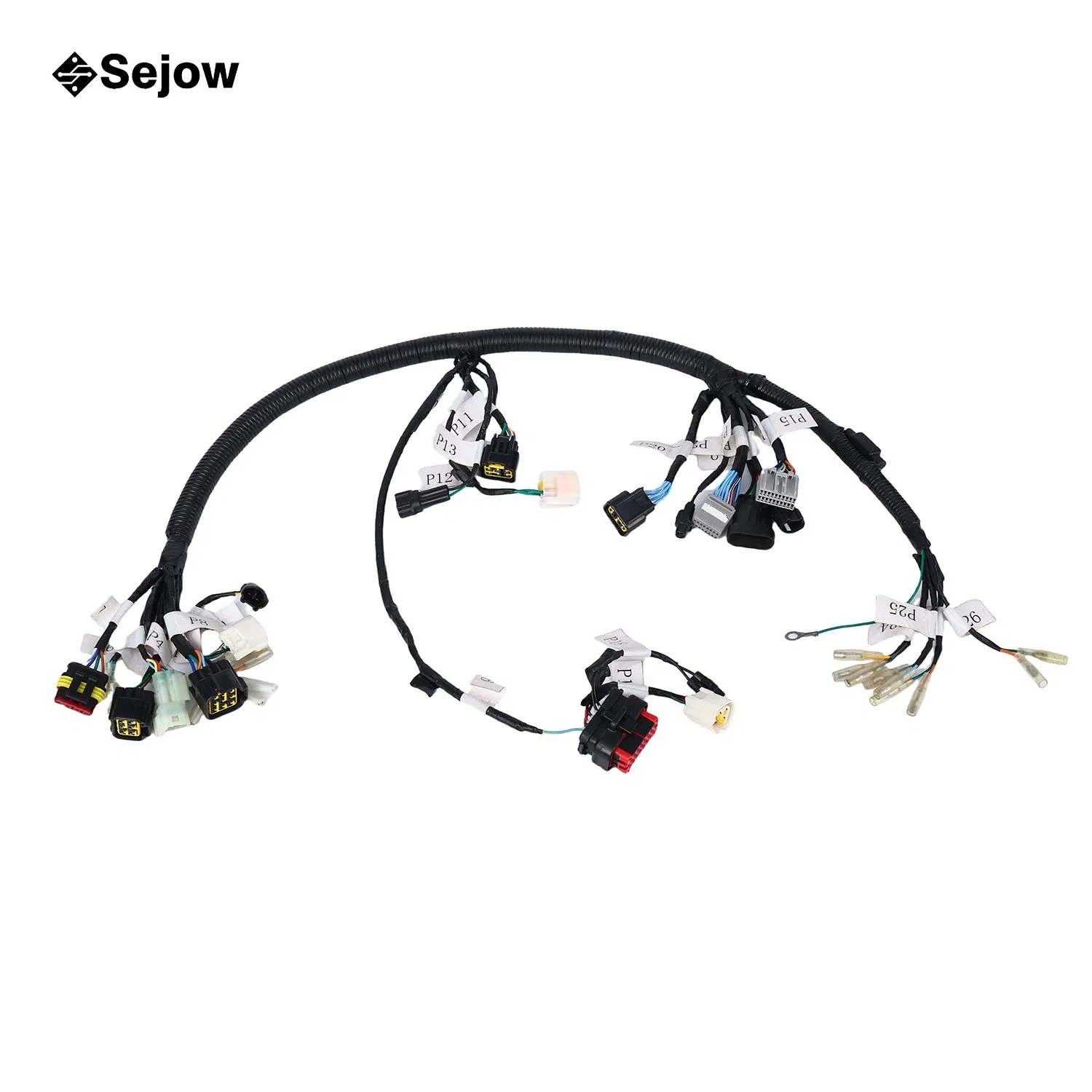 Custom Wiring Harness Assembly Electrical Cable Connector Terminal Low Voltage Taillight Flexible Wire Harness for Evs Industrial Automotive Harness