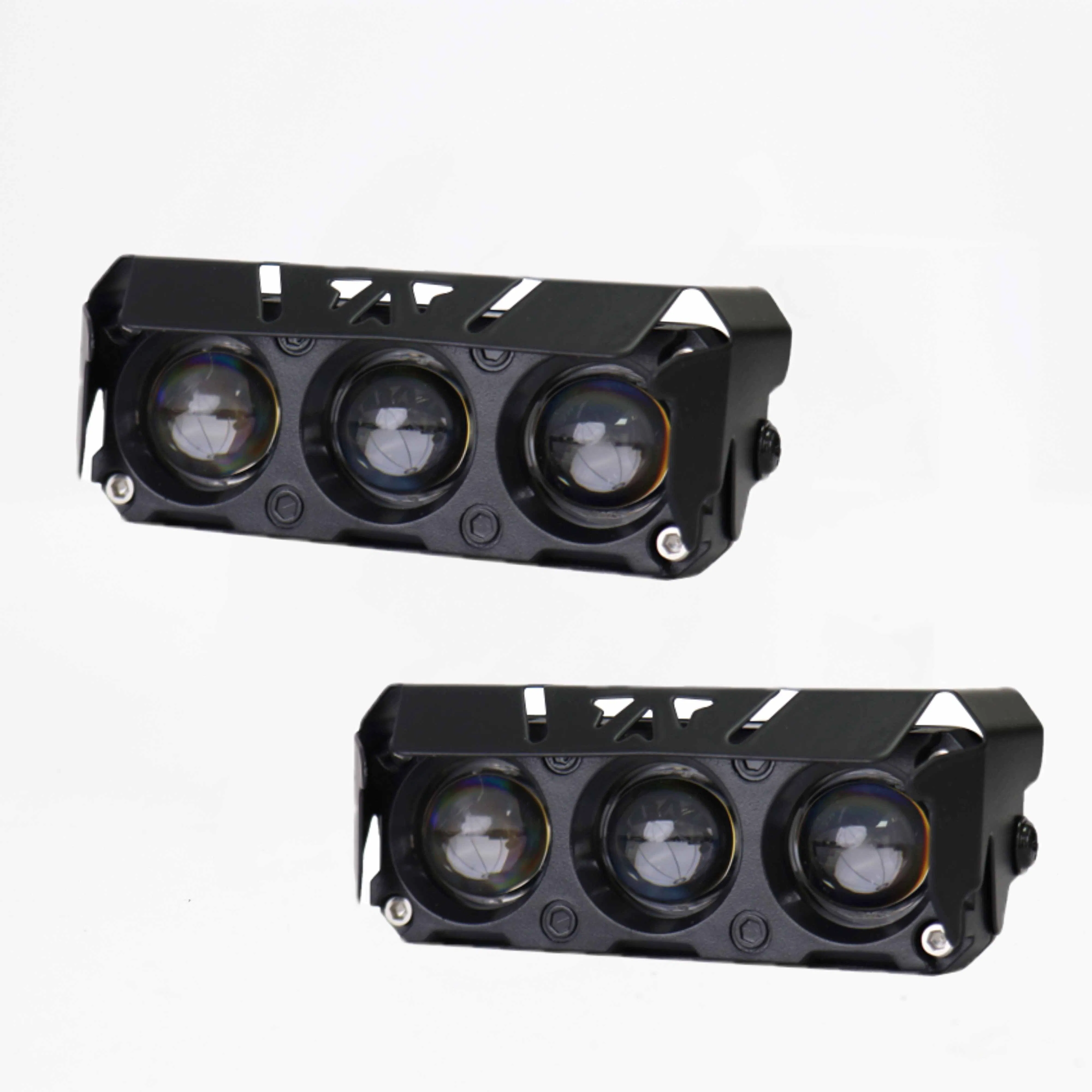 Wholesale 3 Lens Electric Vehicle LED Headlights Motorcycle Scooter Spotlights Three-Wheeled Vehicle Bulb