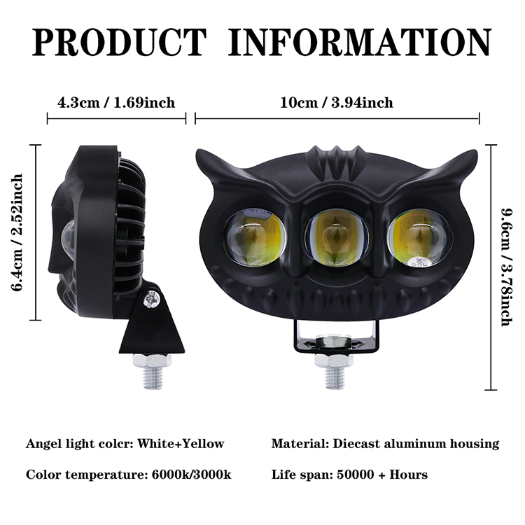 Motorcycle Car LED Headlight Show 2