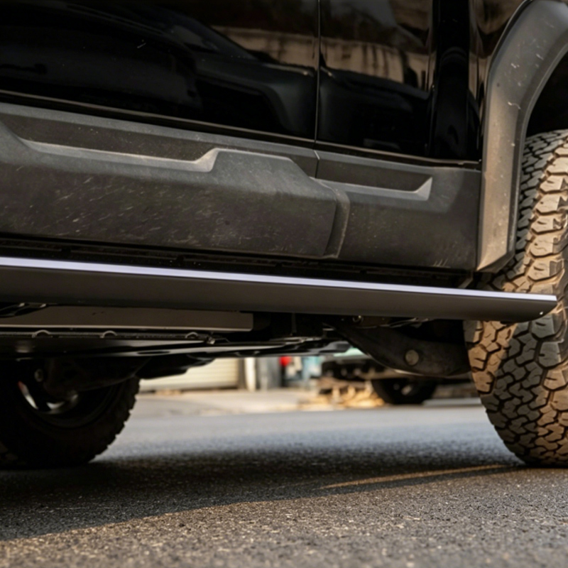 For Denza B5 Electric Running Board Upgrade with Ambient Light Bar, OEM Matching, No-Drill Installation, Widened Design