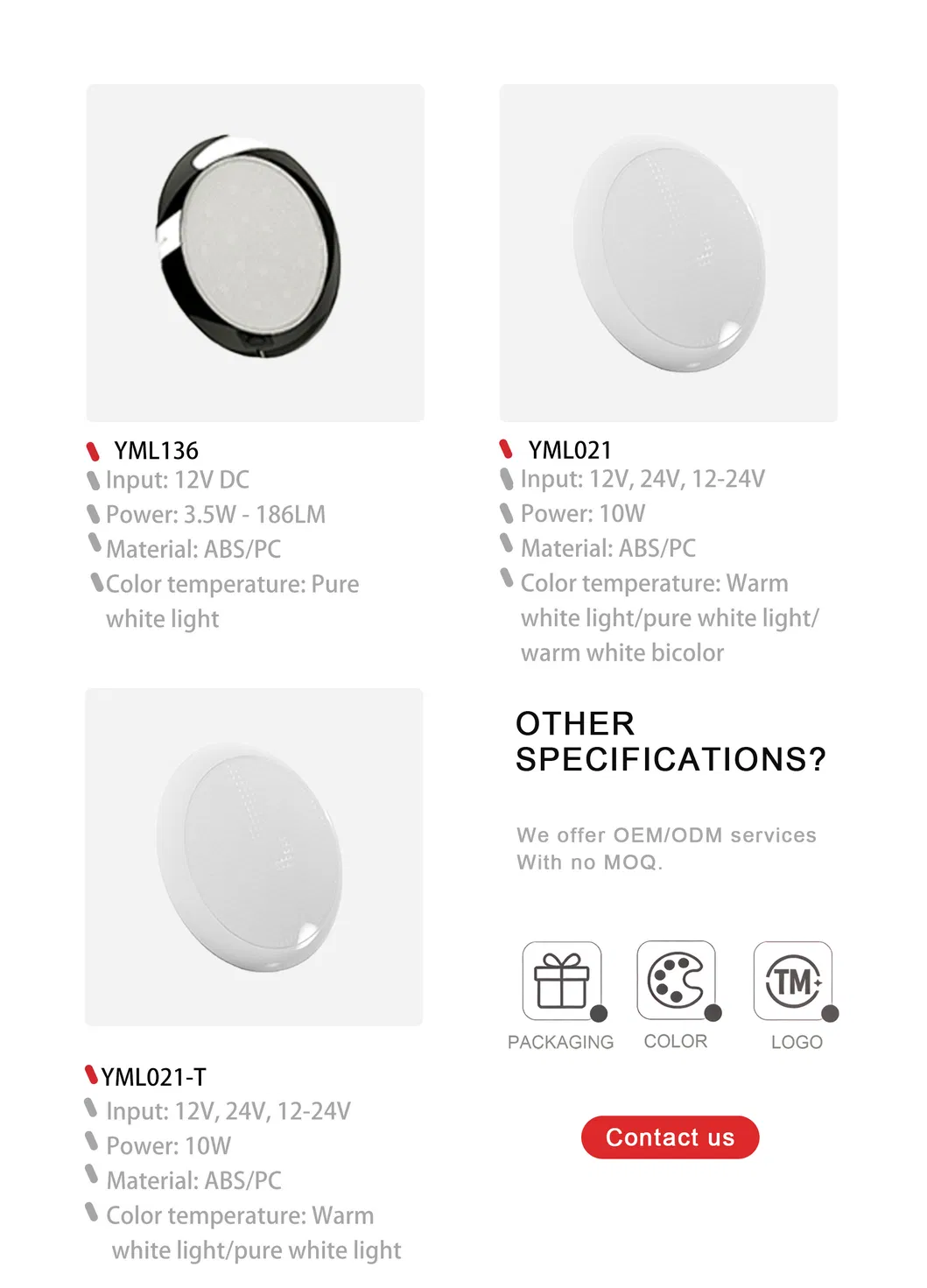 Energy Efficient Ultra-Thin LED Roof Light for Vehicles