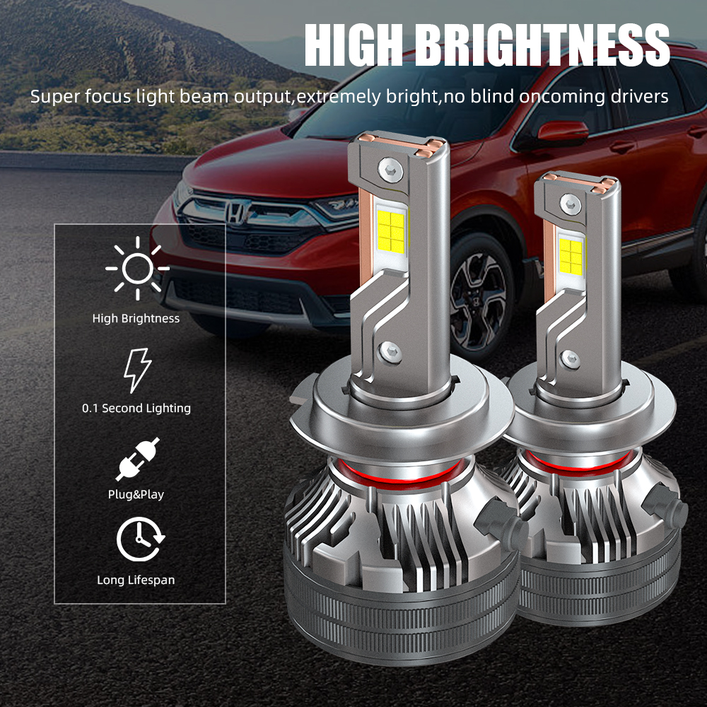 Auto Led Headlight 200W 30000LM H1 H3 H4 H7 9005 9006 9007 H11 Luces Auto Para Led Headlight Bulbs