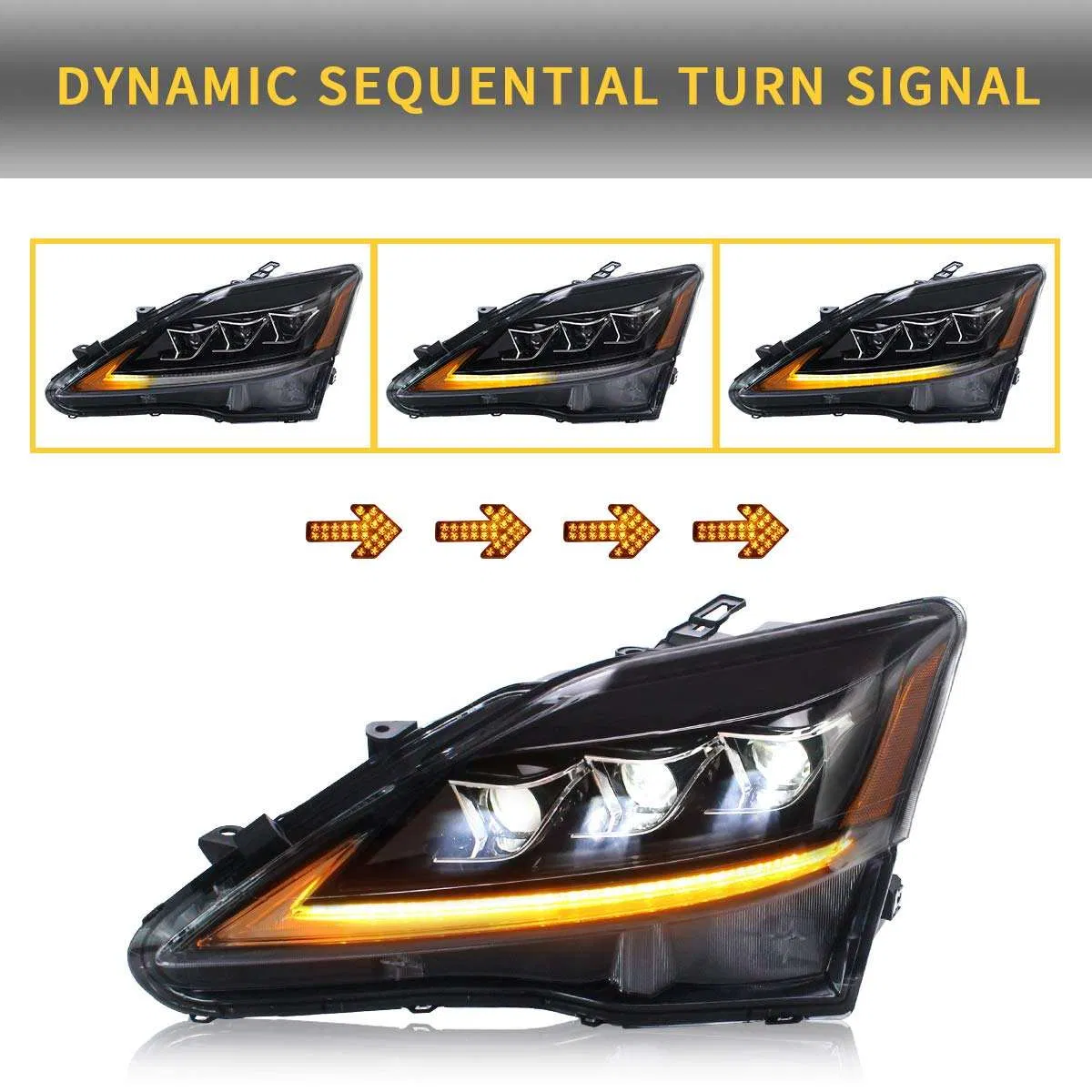 PP High-Quality Optional Daytime Running Light Durable Front Position Lamp