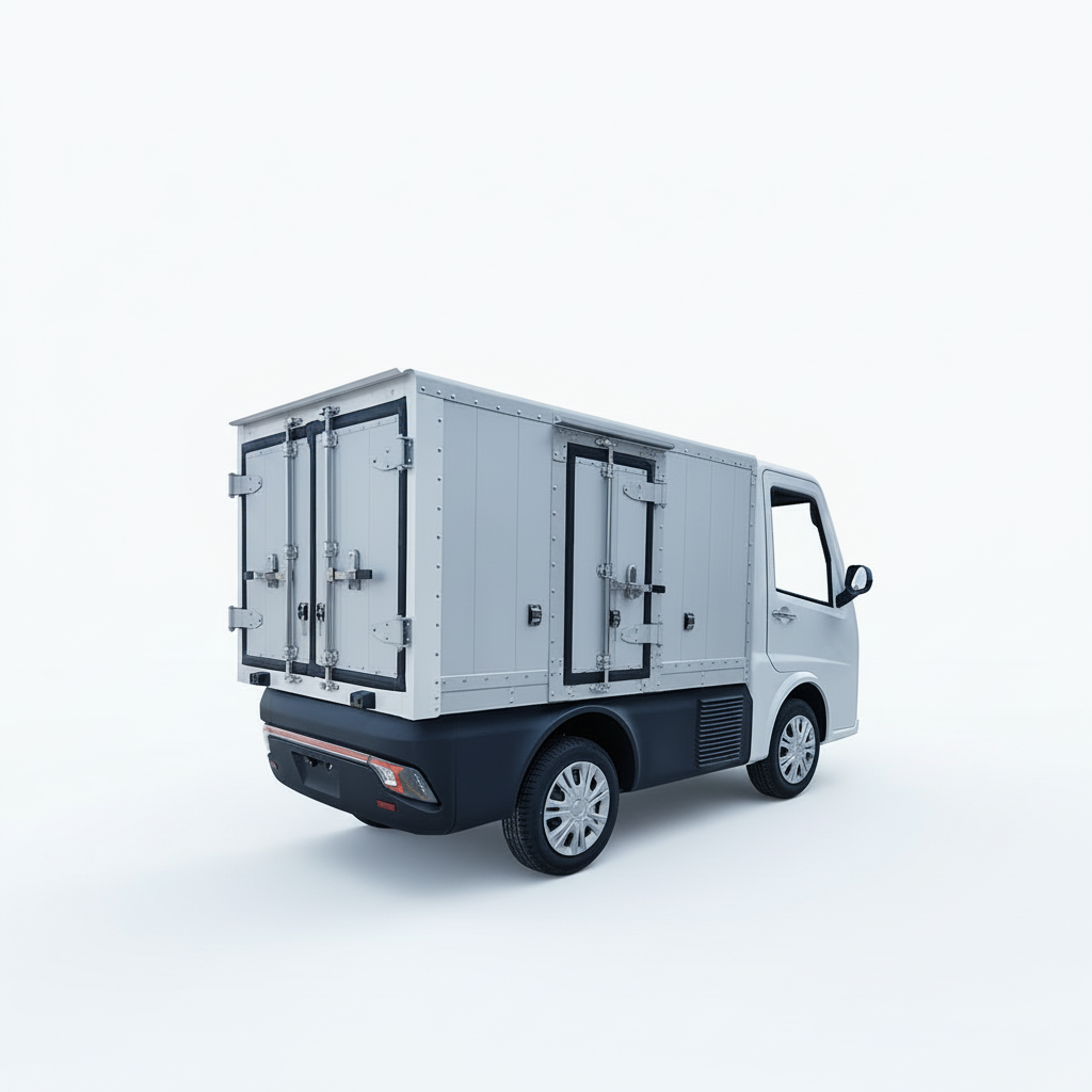 Commercial Use Electric Light Van 200km Range