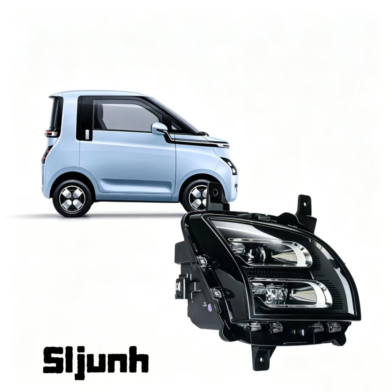 Modern Parallel LED Headlight for Wuling Air EV Standard Long Range MG Comet EV Front Lamp OE Quality Direct Fit