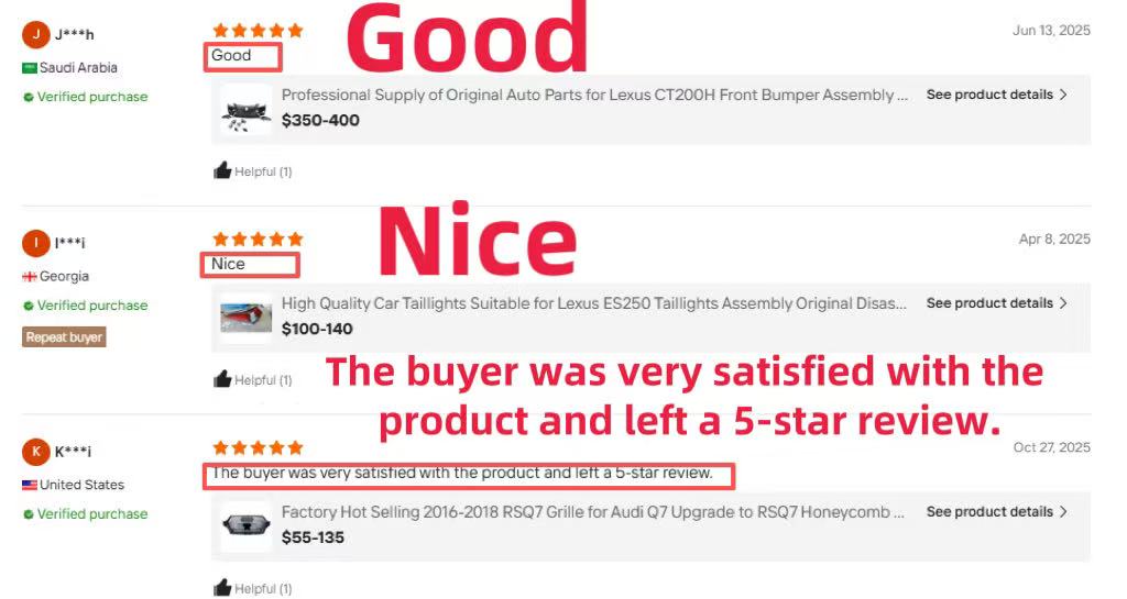 Customer evaluation 2