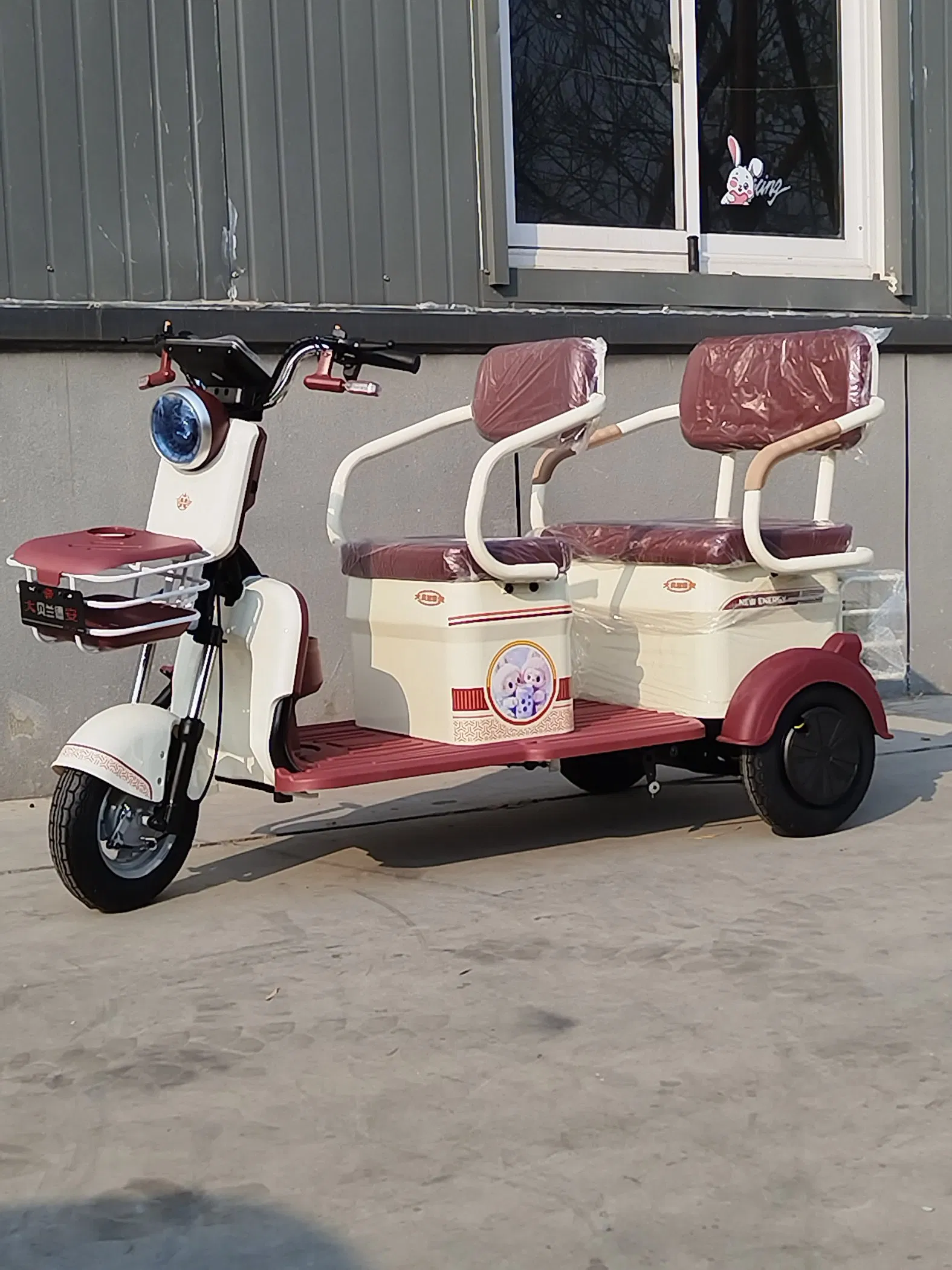 Wholesale 650W 3-Wheel Electric Bicycle, Household Electric Light Motorcycle, 3-Wheel Adult Electric Motorcycle
