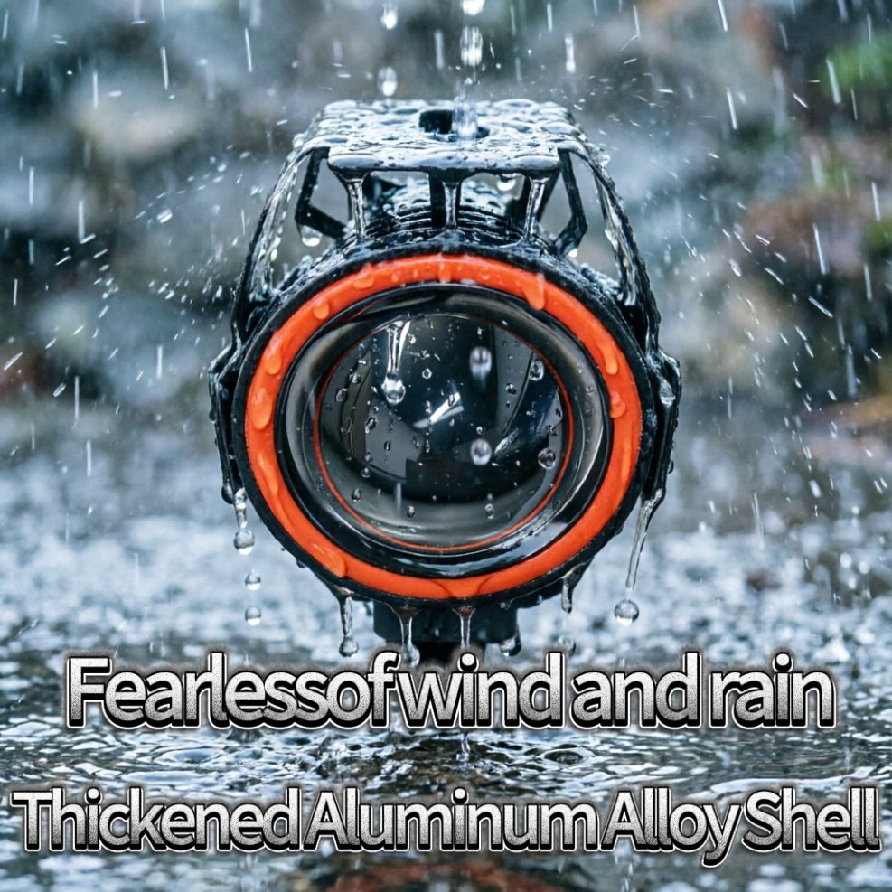 High Power Universal LED Modified Light with Angel Eye Flash for Motorcycle &amp; E-Bike