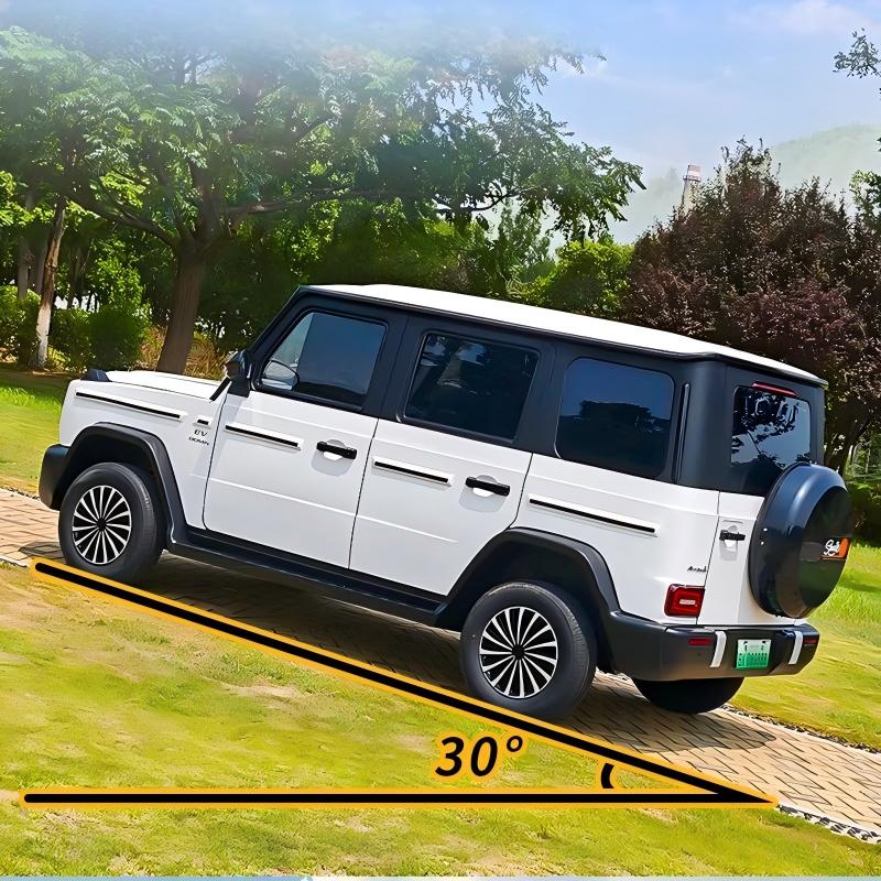 New Energy Fully Enclosed Low Speed EV High Quality Commuter Car LED Headlight Safety Brake System 101-200km Range 110kWh