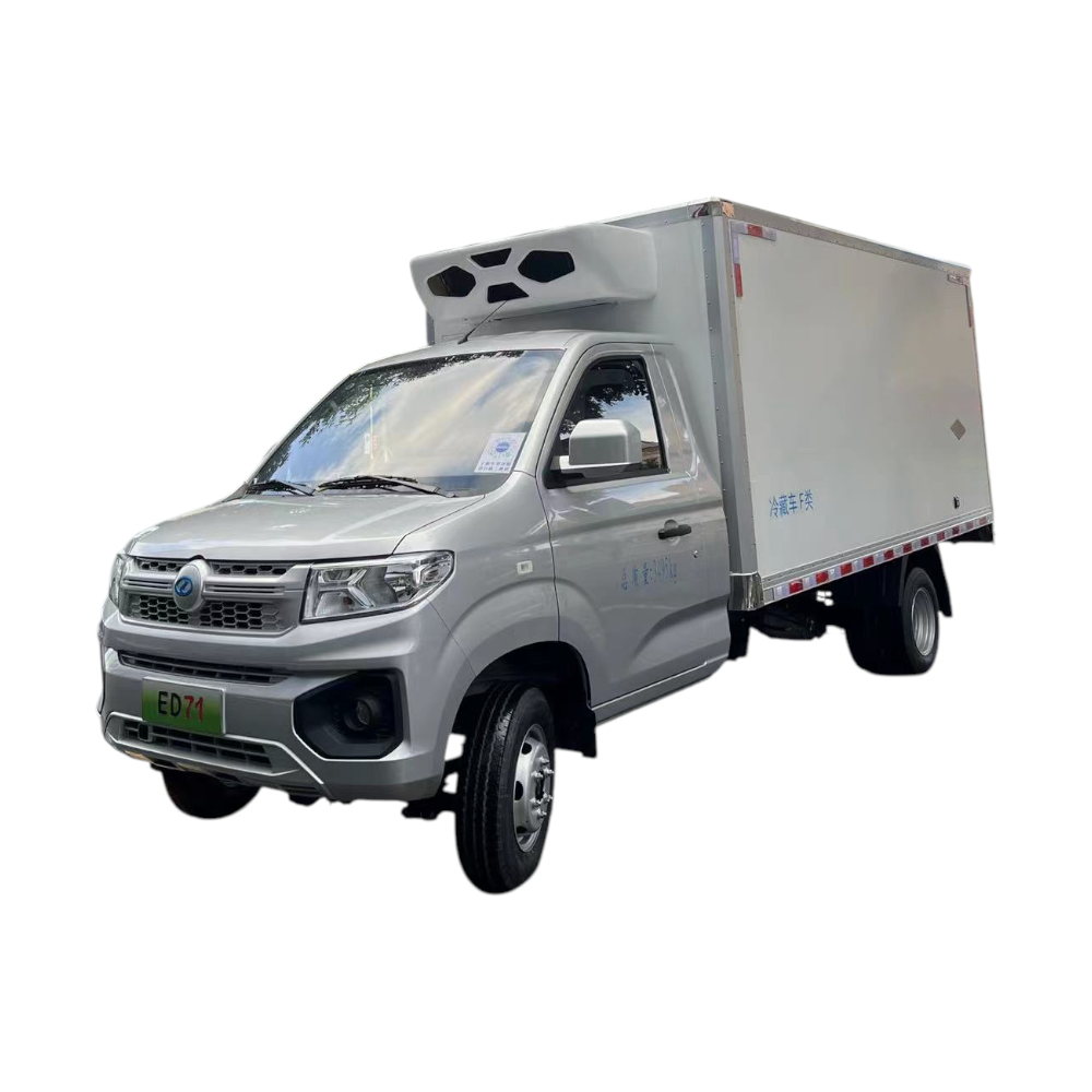 Ruichi ED71 Commercial Truck Pure Electric 263km Range 56.67kWh Battery in Stock EV Delivery with Small Light Trunk