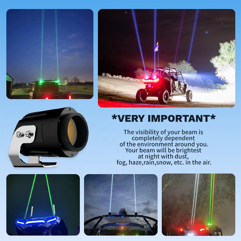 Outdoor Antenna Flag Round Tow Fat Super Bright Auxiliary Lamp Atv Utv Waterproof Rgb Green Bar Truck Led Offroad Driving Light