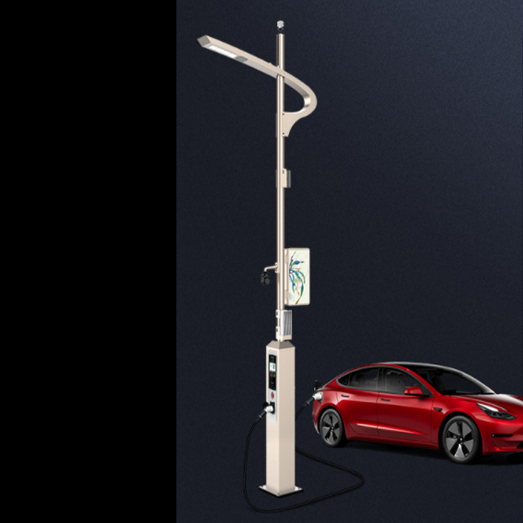 Smart Street Lights Urban Avenue 5g Pole City Brain Road Lamp Intelligent Electric Vehicle Charging Pile Screen Camera