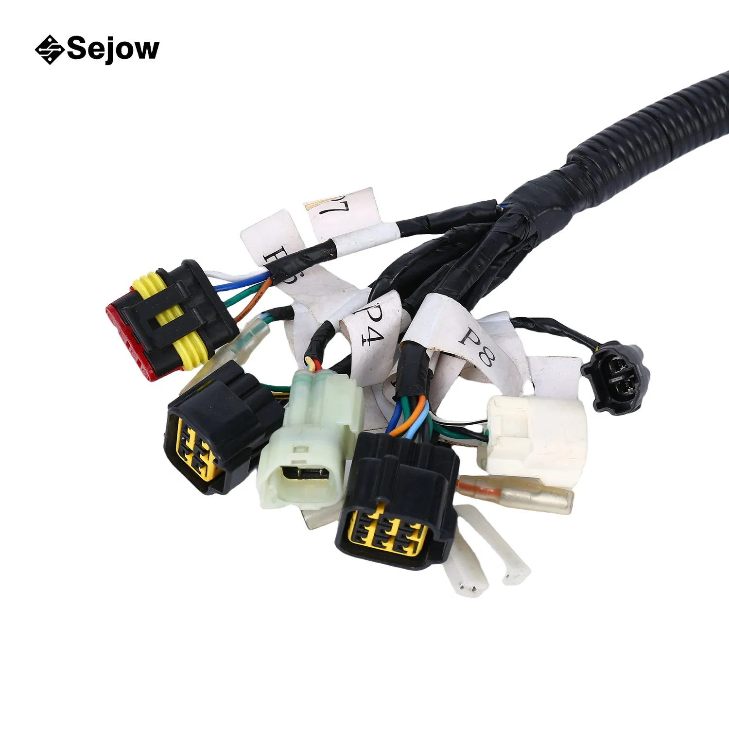 Custom Wiring Harness Assembly Electrical Cable Connector Terminal Low Voltage Taillight Flexible Wire Harness for Evs Industrial Automotive Harness