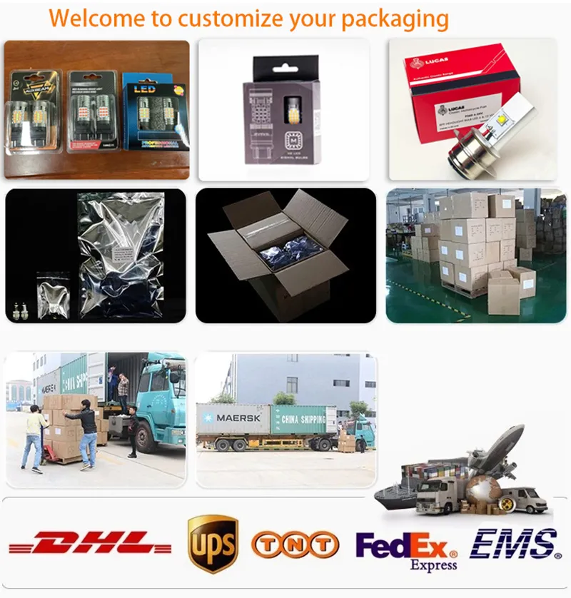 Super Bright 6-24V P15D H6m LED Headlight Bulbs for Atvs