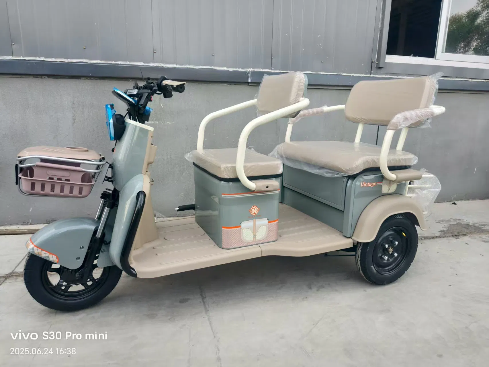 Wholesale 650W 3-Wheel Electric Bicycle, Household Electric Light Motorcycle, 3-Wheel Adult Electric Motorcycle