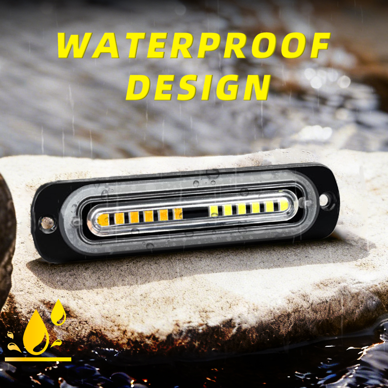 OEM Car Grille Light Wireless Remote Control Waterproof LED Daytime Running Light for Global Vehicle Models Customizable