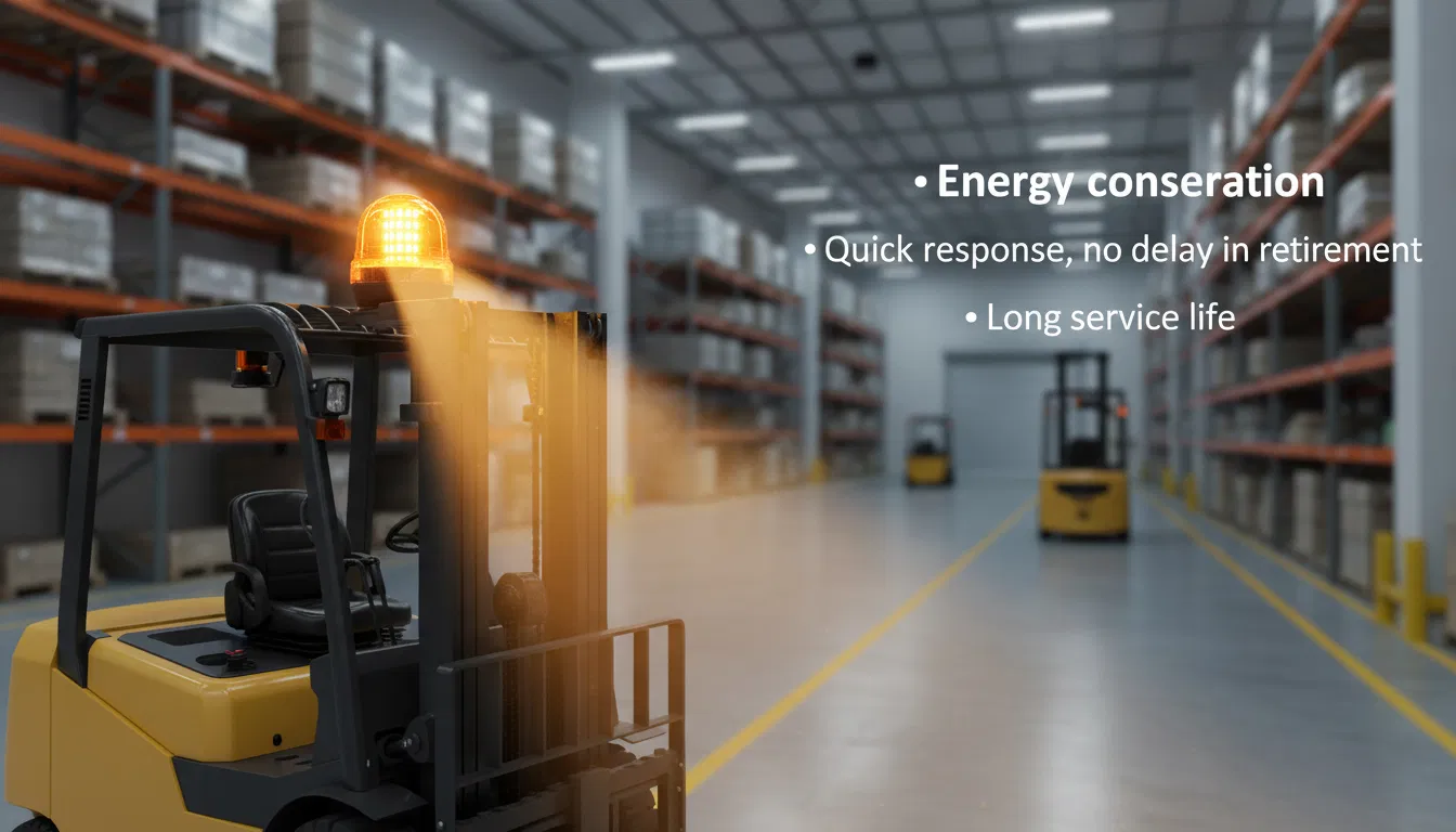 Energy Efficient LED Strobe Light for Industrial Vehicles