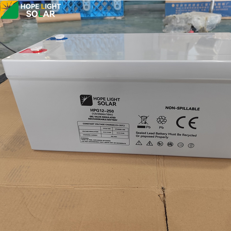 Gel Battery 12V 100ah 200ah 250ah Deep Cycle VRLA Solar Battery System Use