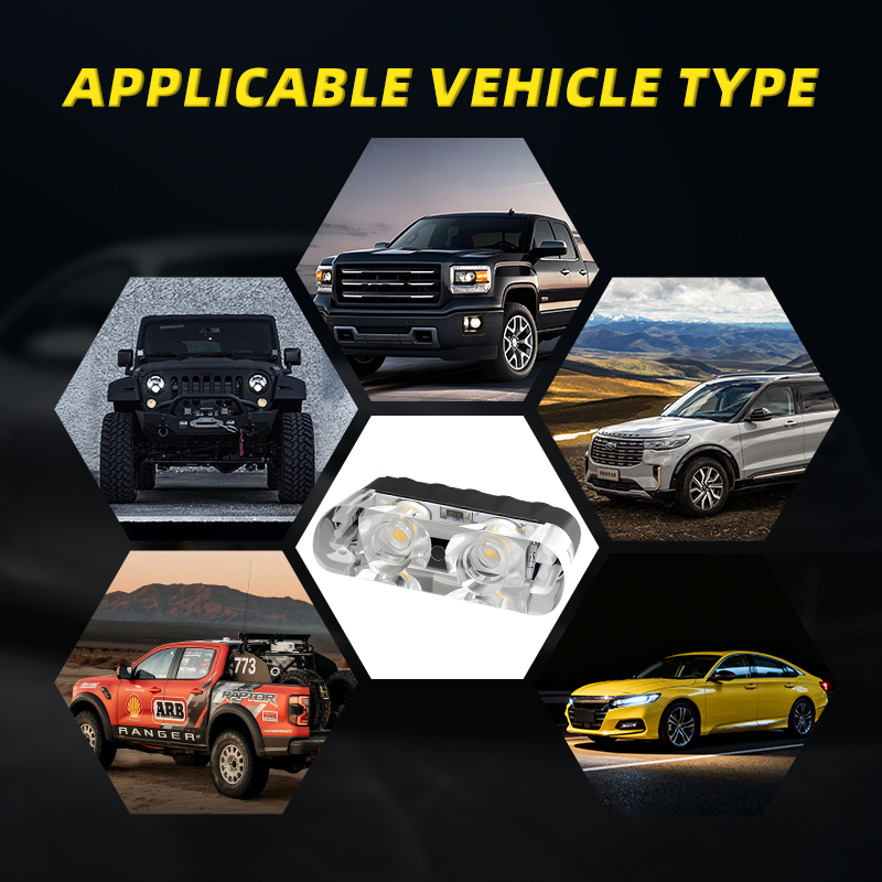 LED Net Light Universal Fit Wireless Remote Control LED Grille Light for Automotive Front Grill Waterproof Easy to Install