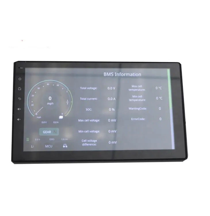 10inch LiFePO4 Battery Display Golf Cart EV LED Dashboard