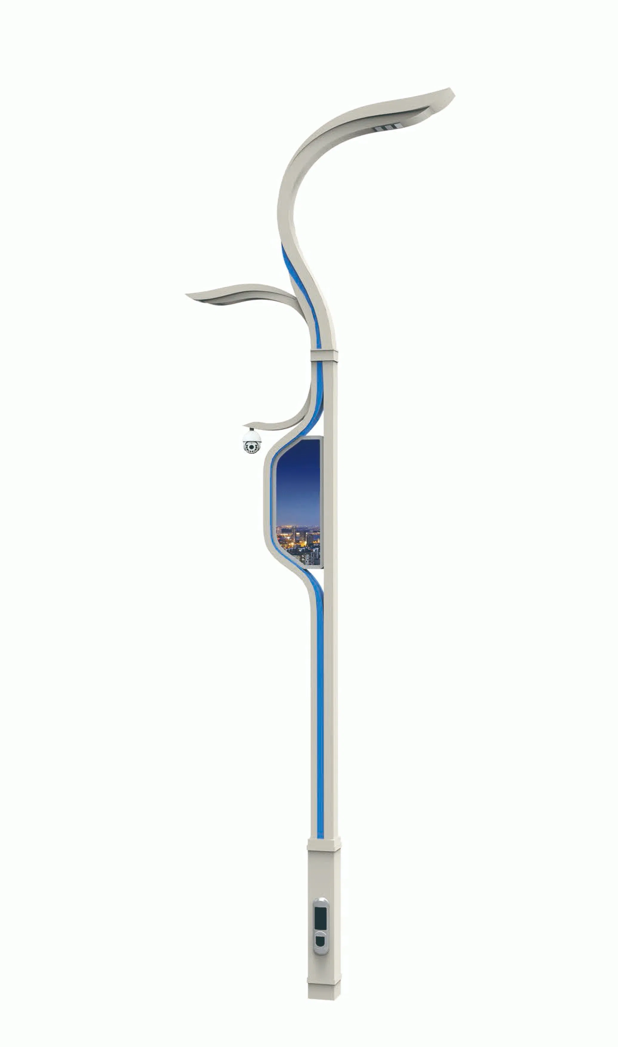Smart Street Light with 7kw EV Charger for Urban Areas