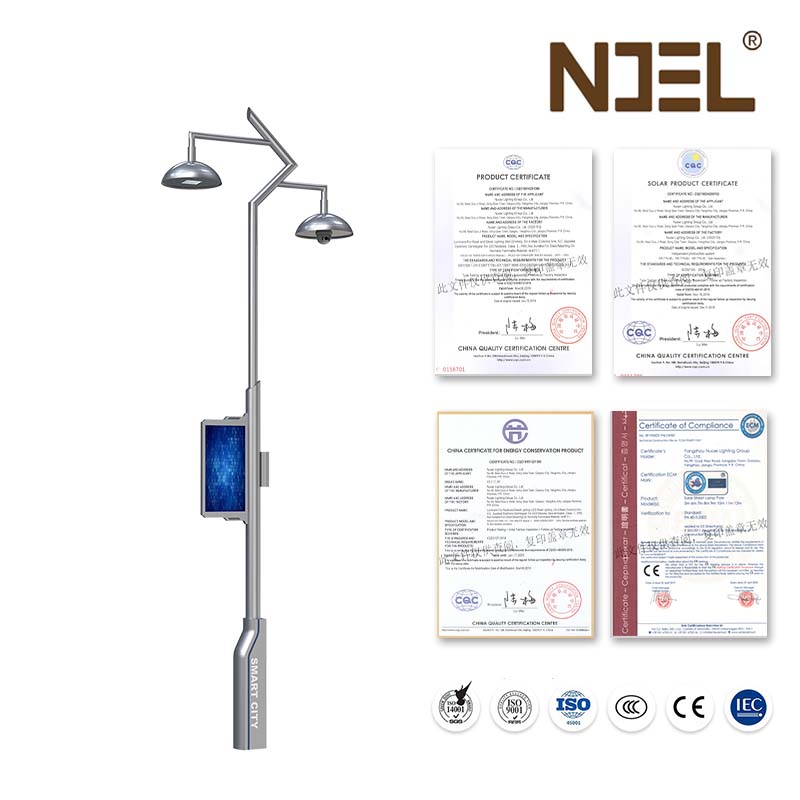 Smart City Outdoor New Energy Vehicle Charging Pile LED Smart Lighting IP65 Rating Die-cast Aluminum Construction Remote Control