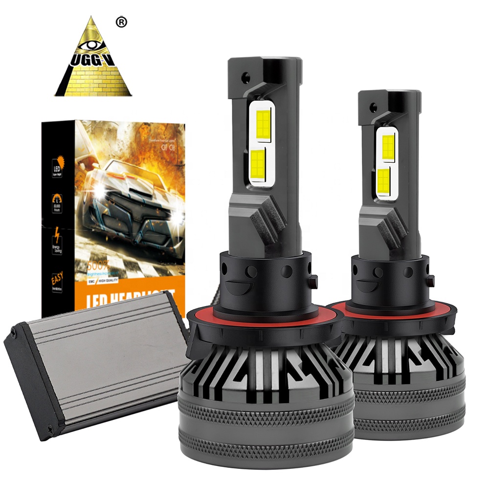 12V 90 IP68 Headlight Conversion Kit with E22 LED Chip Mini Projector 6500K LED Light EV Brand New for Cars H7 300 Watt Led UGGV