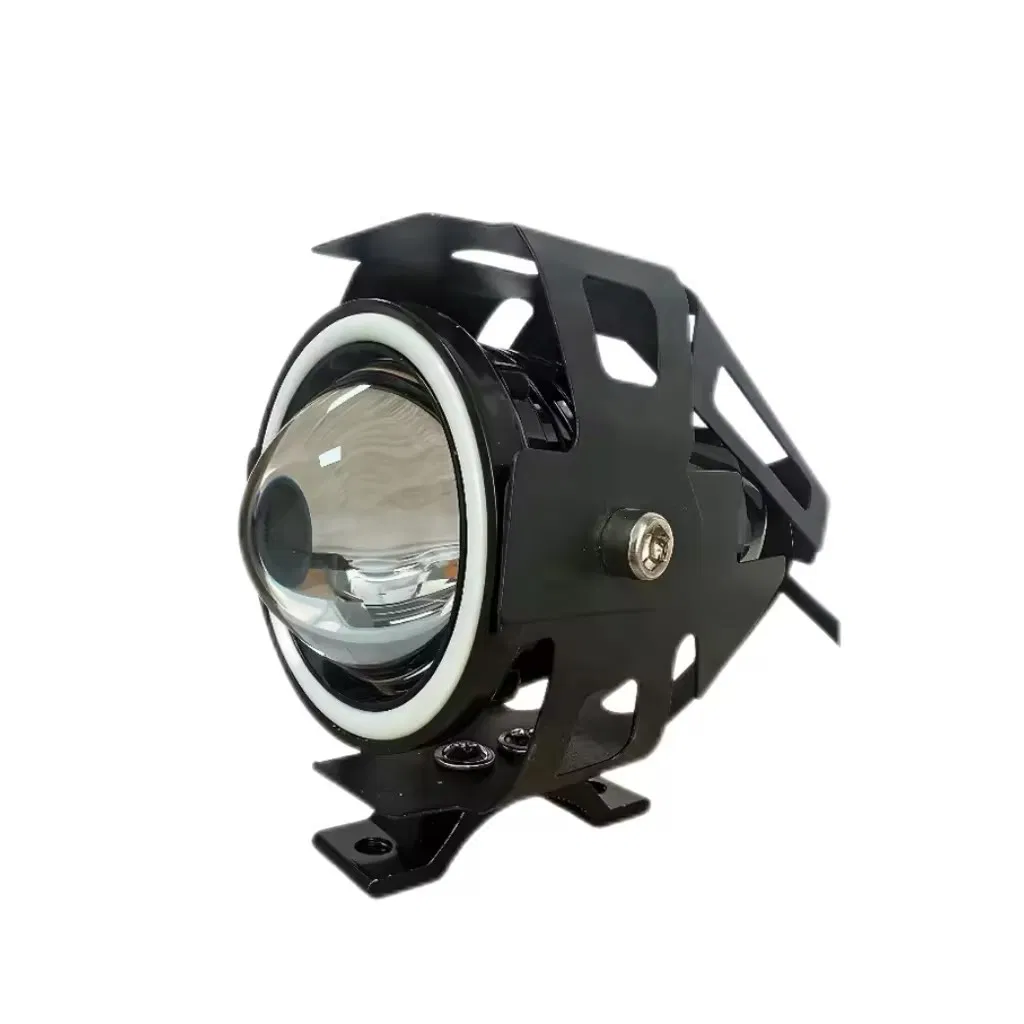 High Power Universal LED Modified Light with Angel Eye Flash for Motorcycle &amp; E-Bike