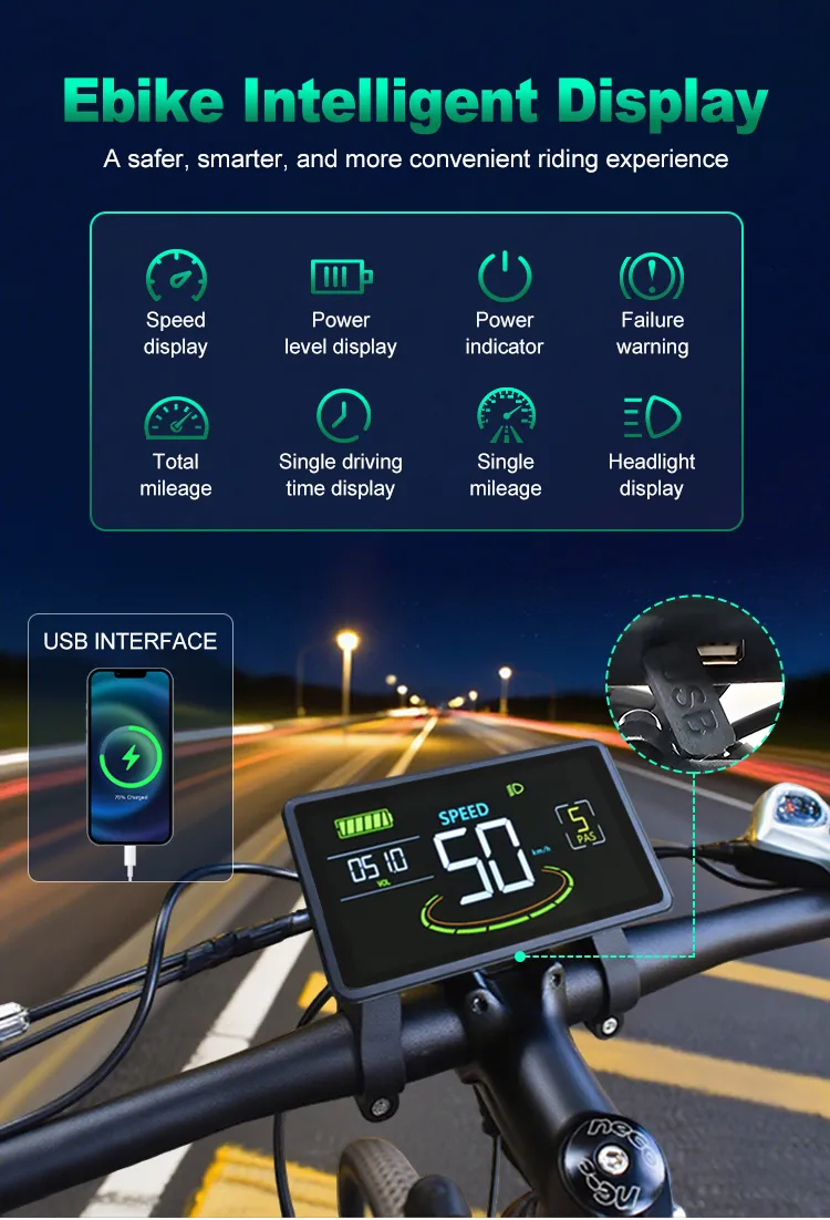 Scooter Display Ciclocompuador Ciclismo Bicycle Parts Electric Scooter Bike Accessories LED Display