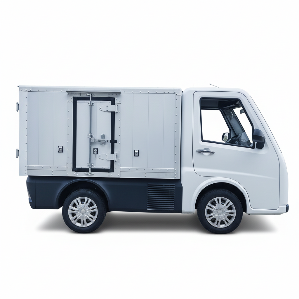 Commercial Use Electric Light Van 200km Range