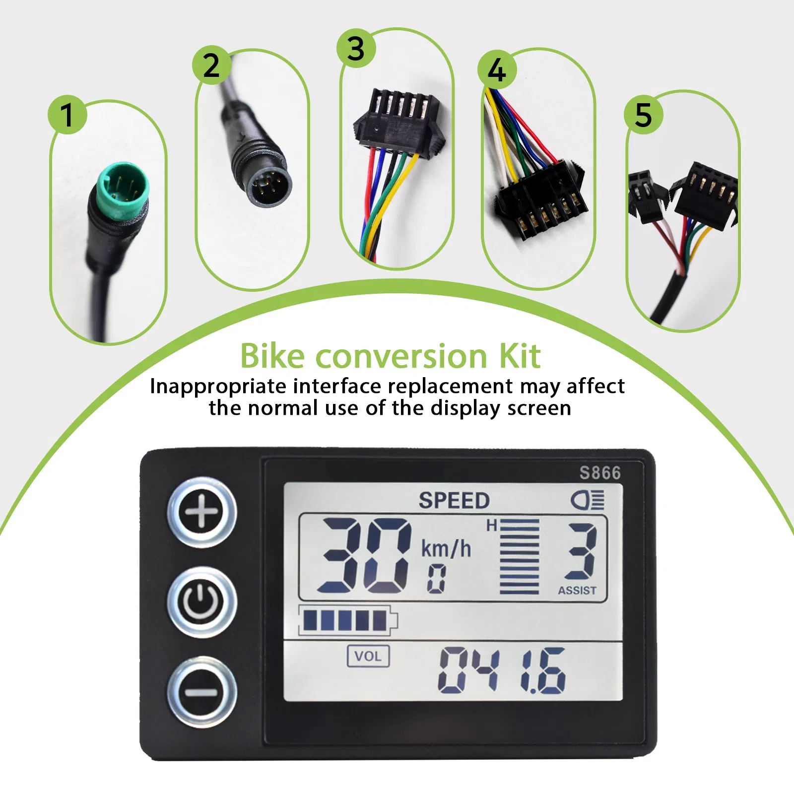 Ordinateur De Vlo Avec Fil Scooter Display Electric Bike Display Cycplus GPS Bike Computer Screen for Bike Bicycle Speedometer
