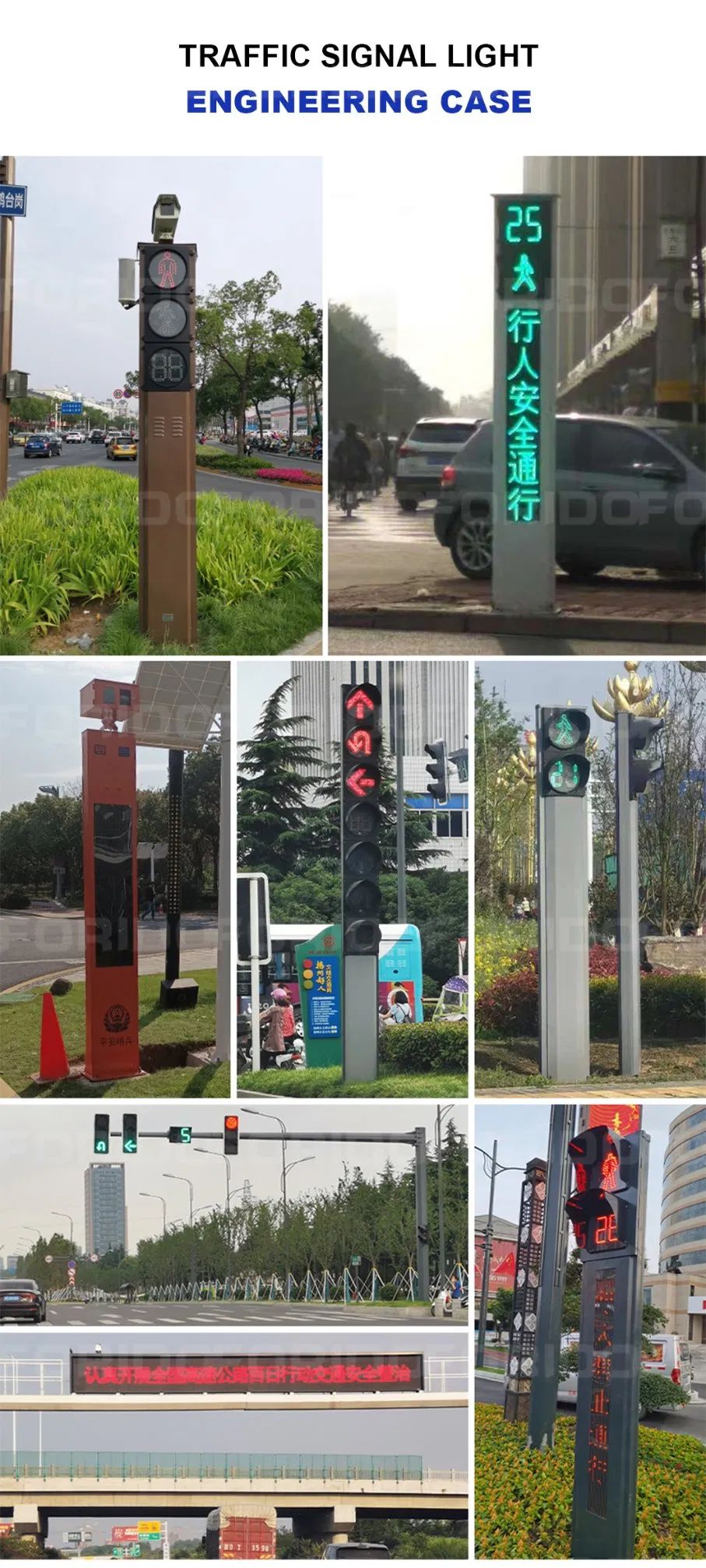 Energy-Efficient LED Traffic Light with Red/Green Countdown