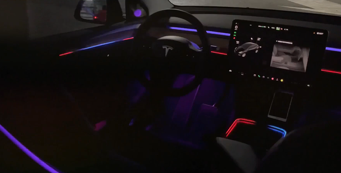 Tesla Ambient Light Features