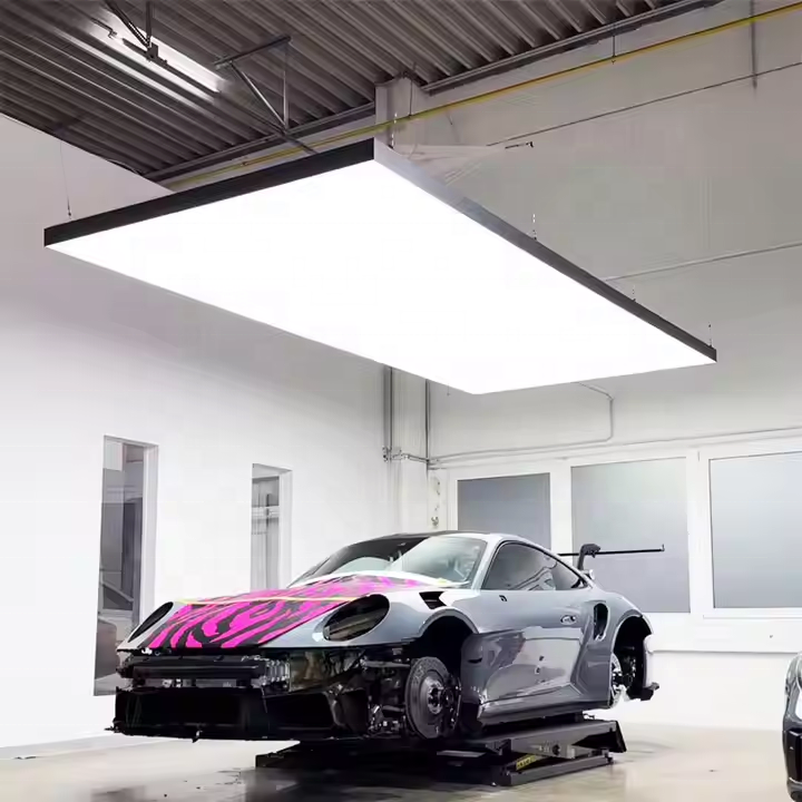 Free Logo Design Customized Ceiling Soft Film Lamp Car Led Slim Light Box For Auto 4S Repair Shop