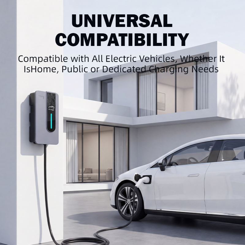 7KW 32A Single Phase GB/T Smart Wall Mounted Home EV Charger APP Managed Charger with Indicator Lamp IP54 Dustproof &amp; Waterproof