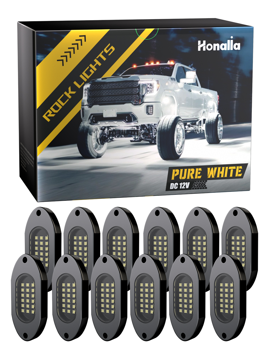 White LED Rock Light Performance