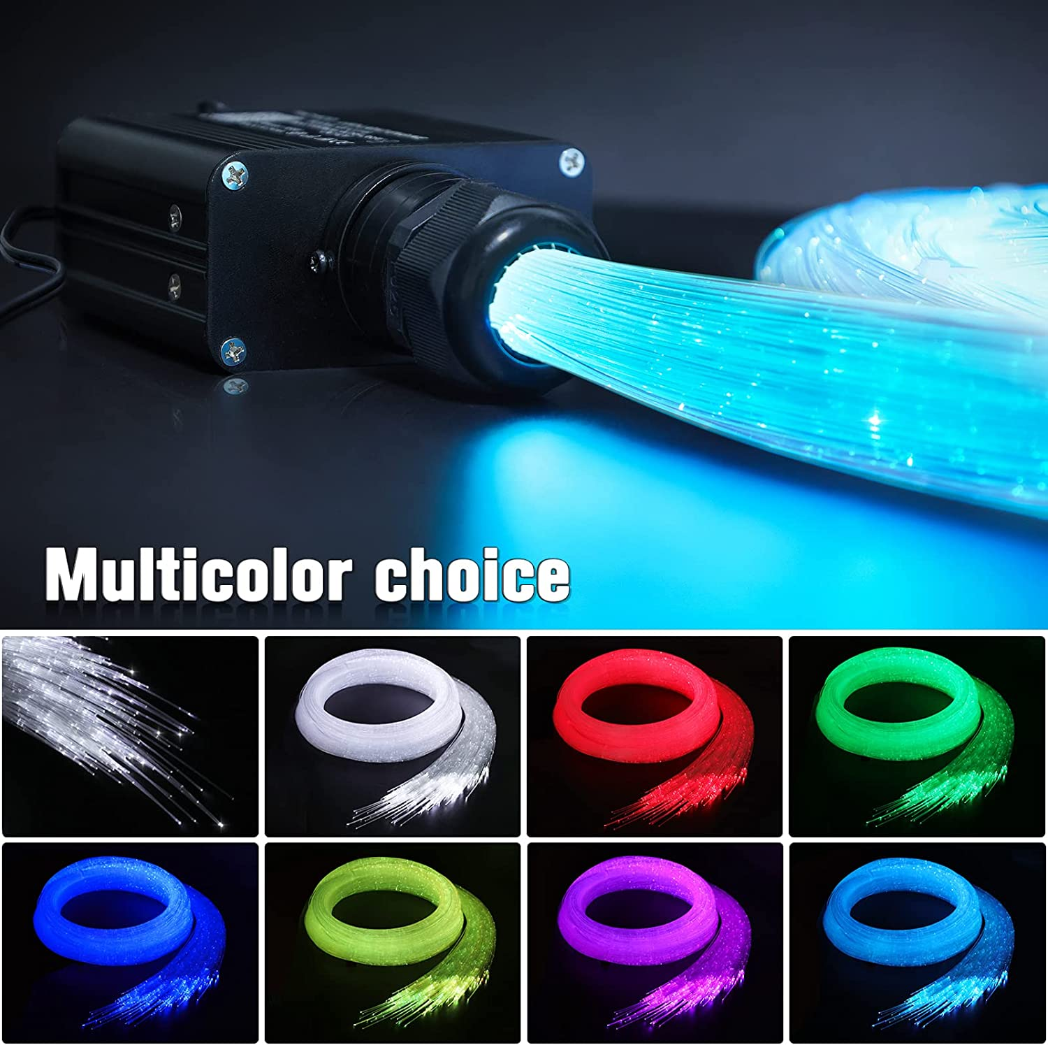 Factory New Meteor Light Car Projector Led RGBW Starry Sky Projector Lamp Starlight Headliner Kit Star Ceiling Light for MPV SUV