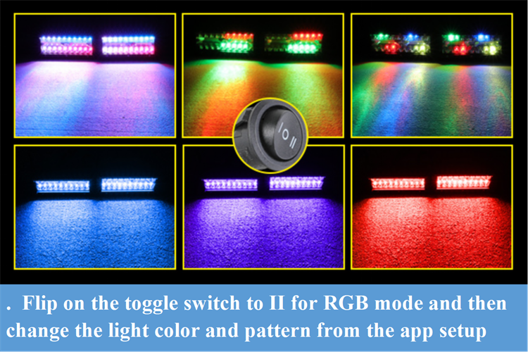 Spot Beam RGB Pattern
