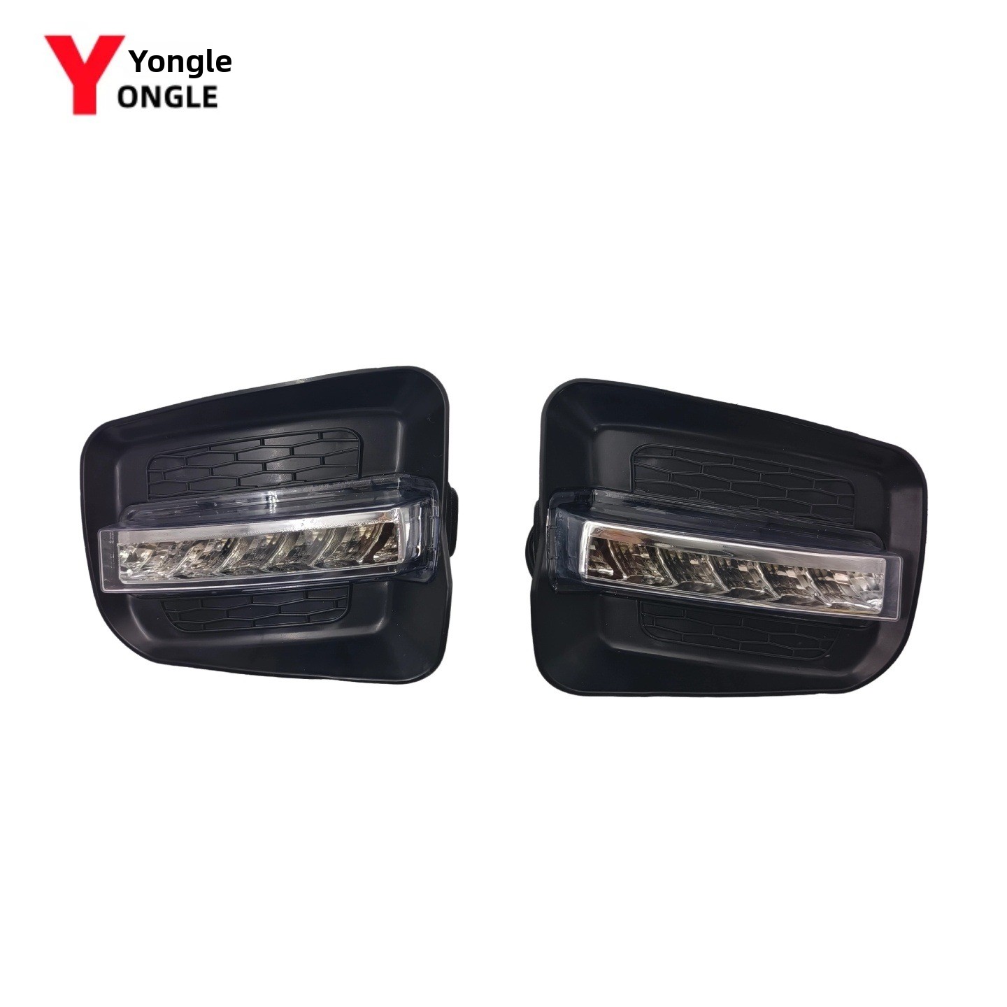 New Electric Vehicle Four-Wheel Front Bumper Grille Headlights Taillights Bumper Lights Side Lights Hood 12V 15W 5000 Lumens
