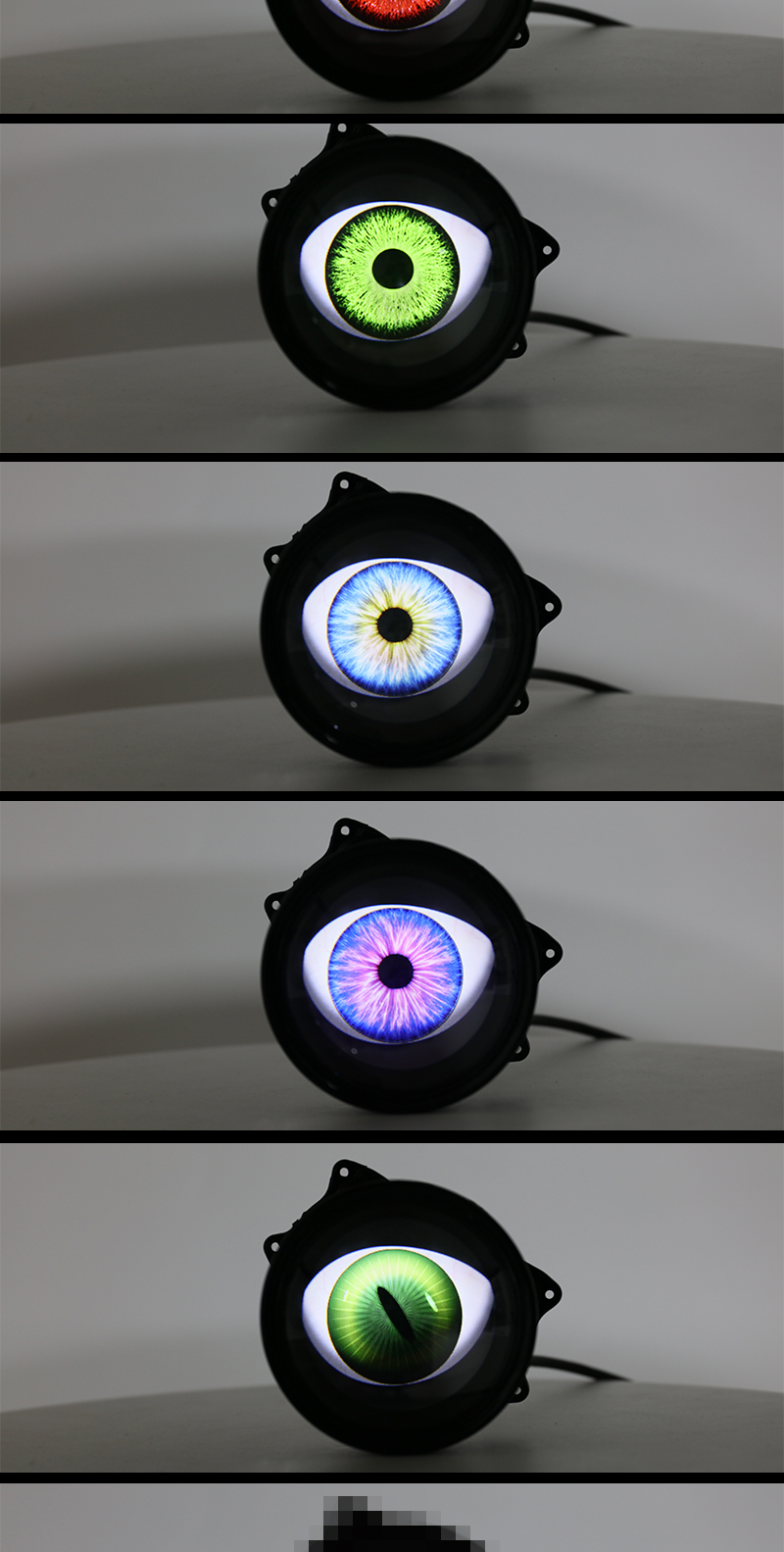 Hot Sales 12V-36V Dynamics 7 Modes Remote Control Demon Eye Car Devil Eyes Headlights System Other Car Light Accessories