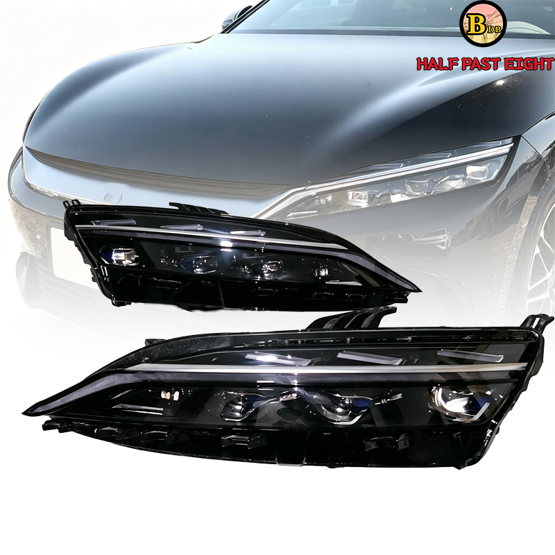 High Quality LED Headlights for BYD Han EV 2022-2026 Front Lamp Assembly Matrix LED Headlamp Replacement Parts Waterproof
