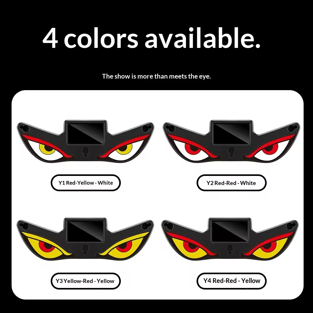 Wholesale Universal High-quality LED ABS Car Luminous Devil Eyes Personalized LED Car Ambient Light for Electric Motorcycle