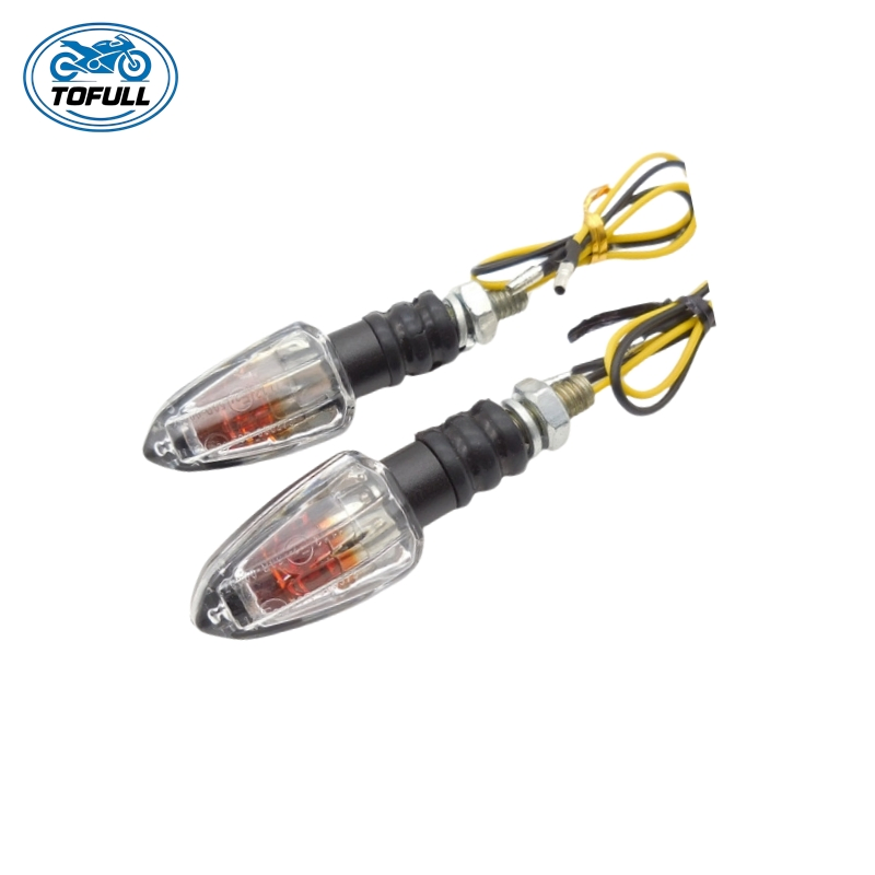 Motorcycle Body Parts E Marked Dirt Bike Scooter Turn Signal Light LED Indicator