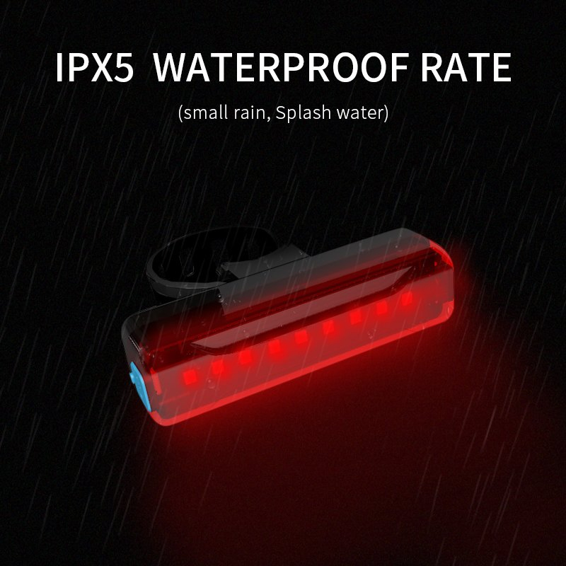 Bicycle Tail Light Bicycle Riding Motorcycle Electric Bike LED Mountain Bike USB Charging Warning Light