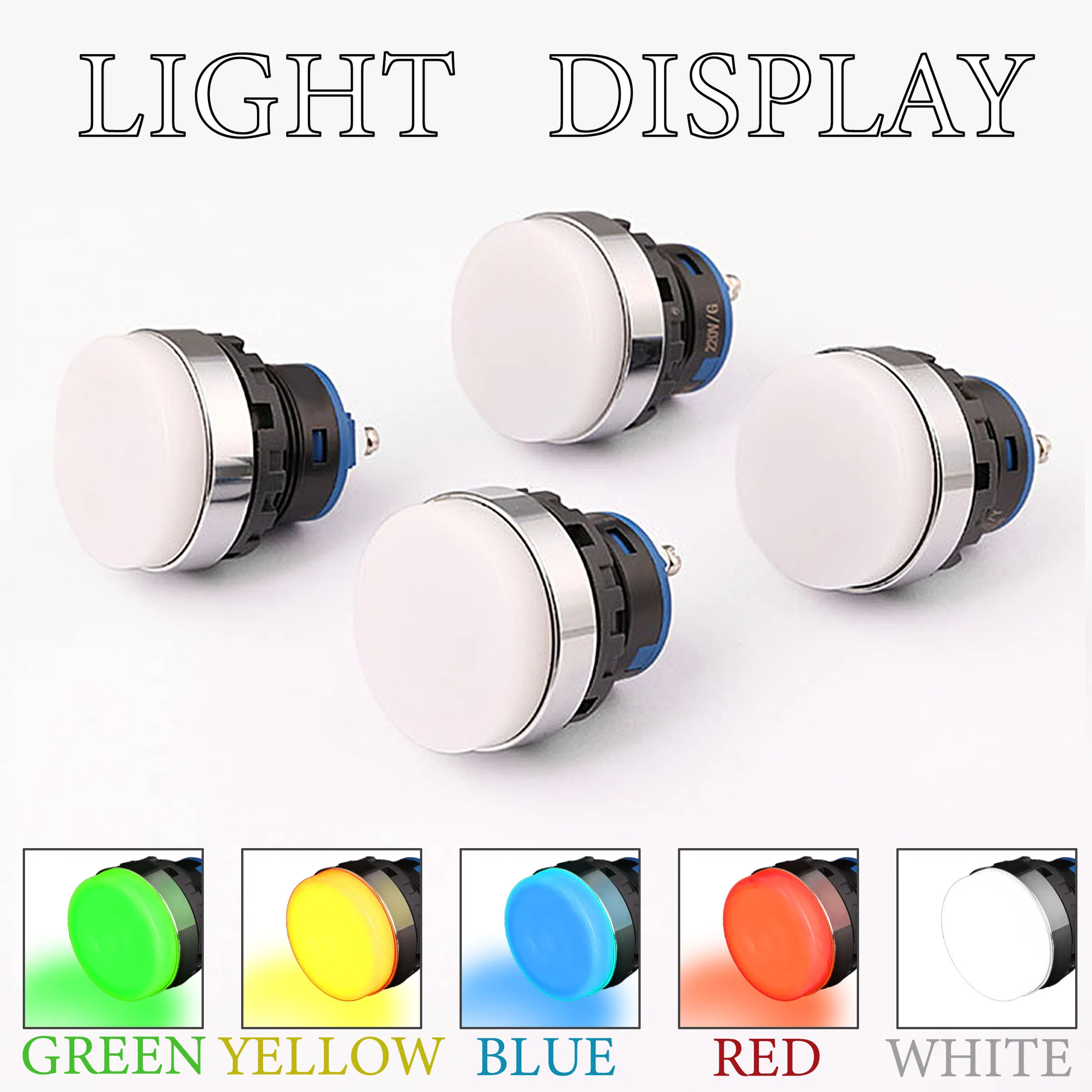 Hban IP65 Flat Head Signal Light High-Quality LED with a Lifespan of up to 50000 to 100000 Hours