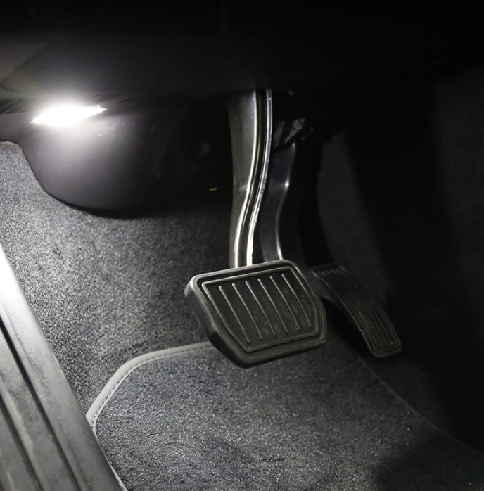 White led footwell light option