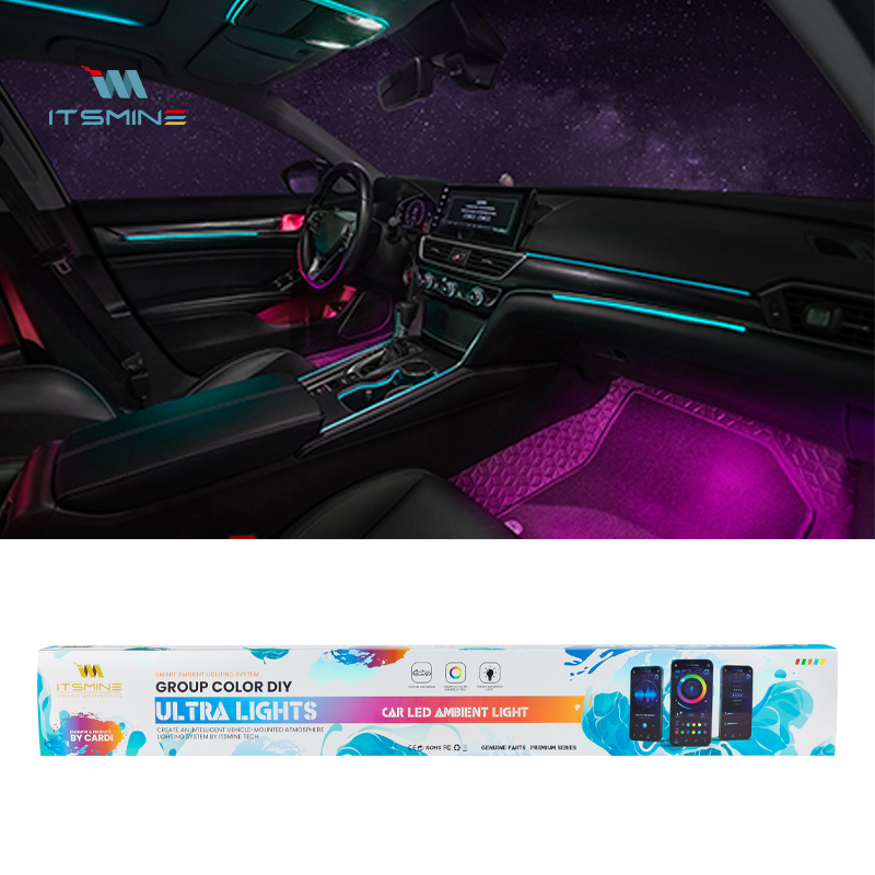 'CARDI' K3S 18-IN-1 Ambient Lighting Kit with Dynamic Gradient Effects for Tesla Model Y/Audi Q5