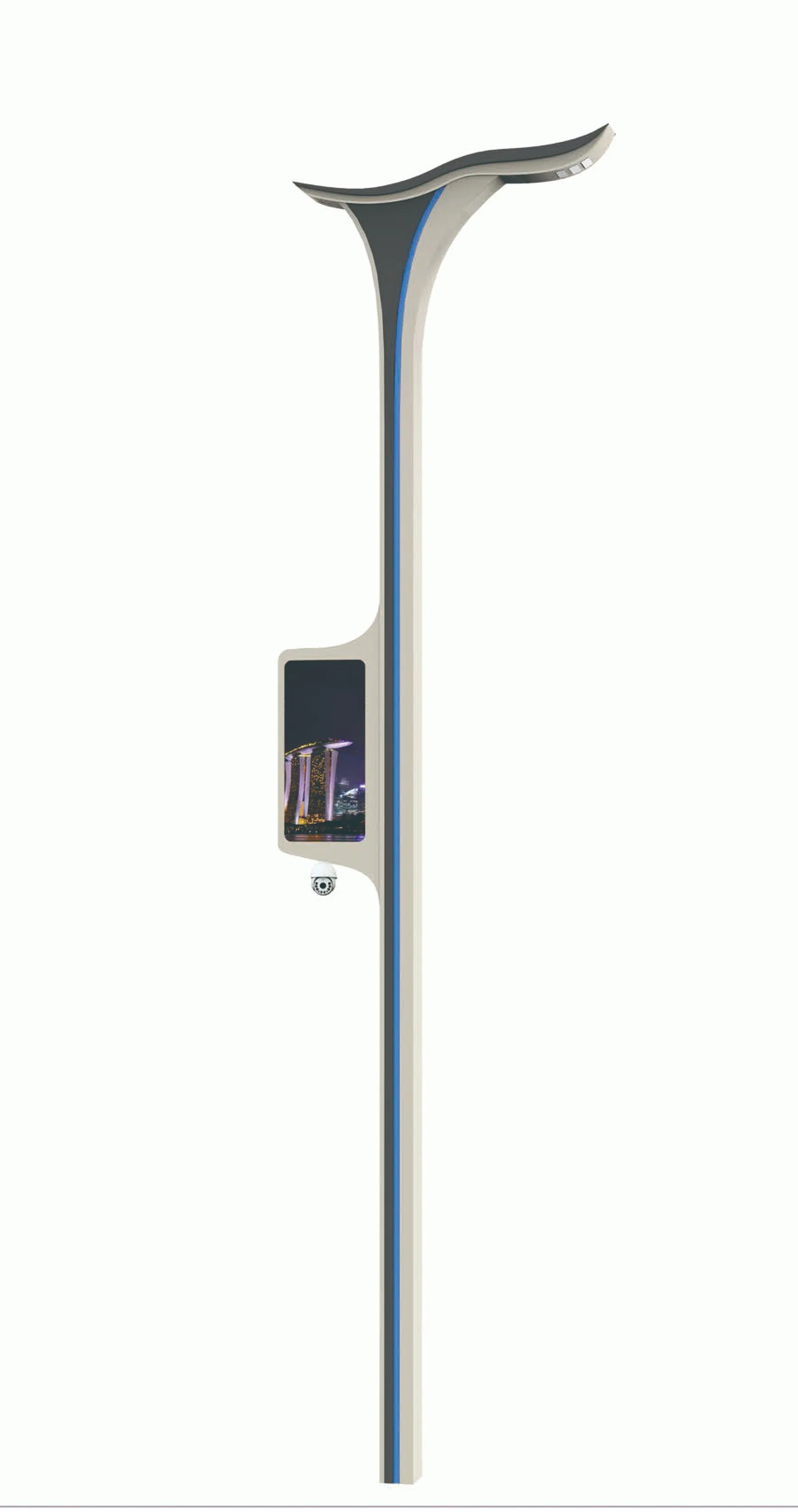 Smart Street Light with 7kw EV Charger for Urban Areas